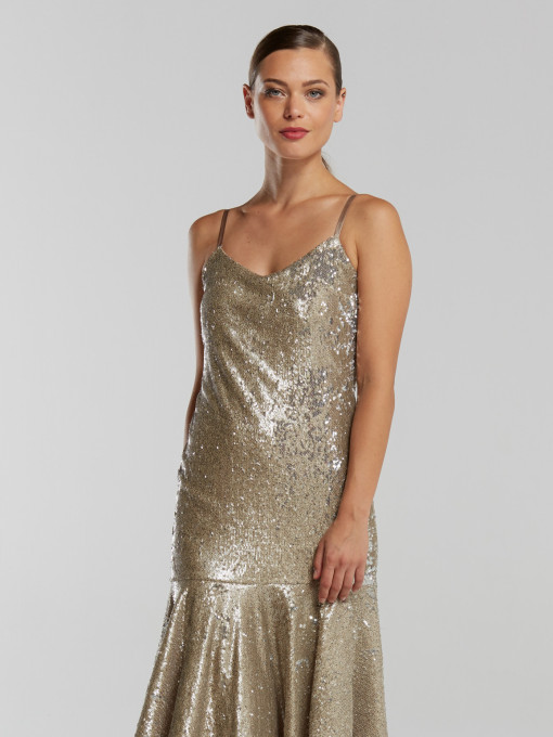 ŠATY NA RAMIENKA GOLD